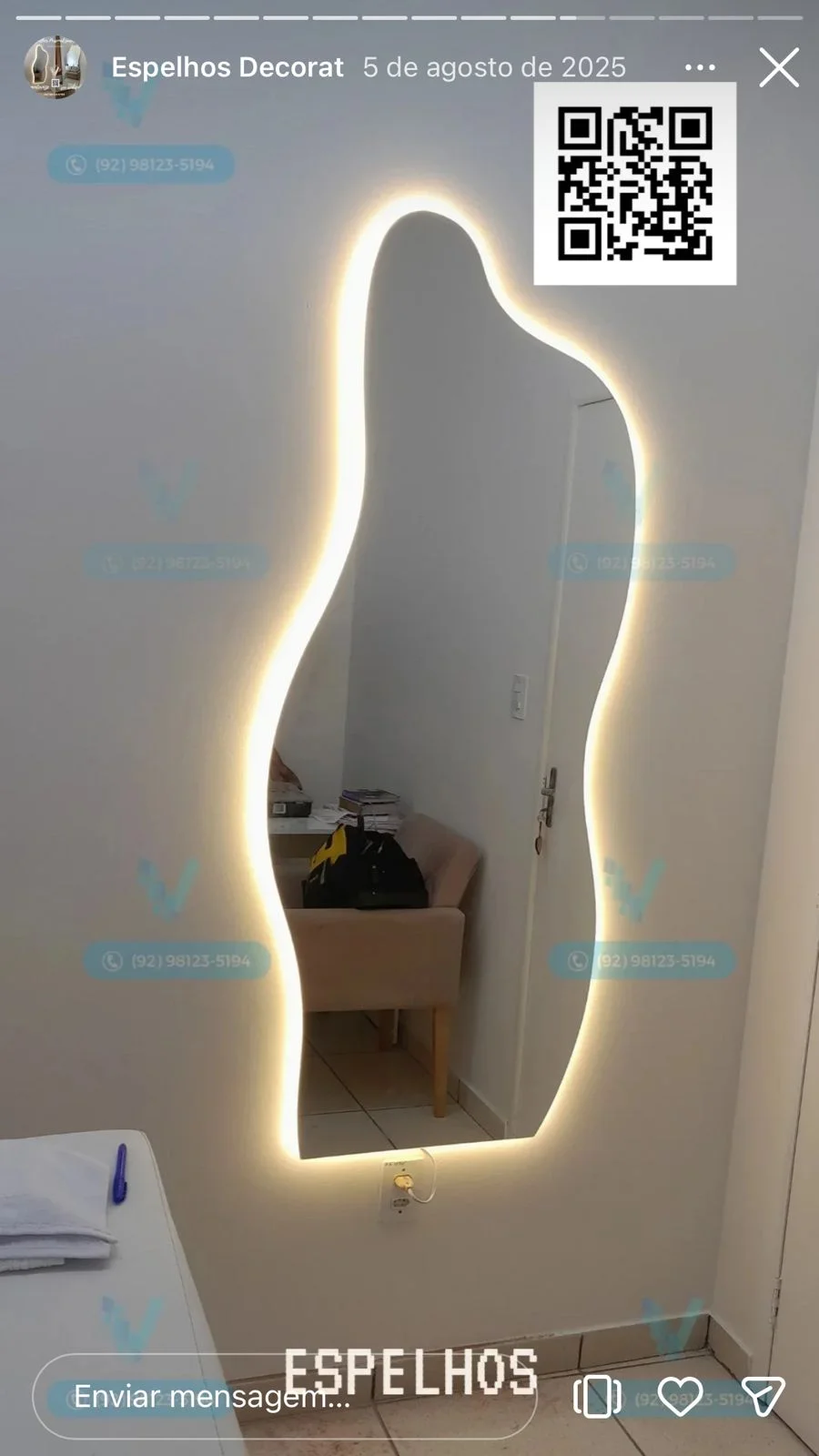 Espelho com LED