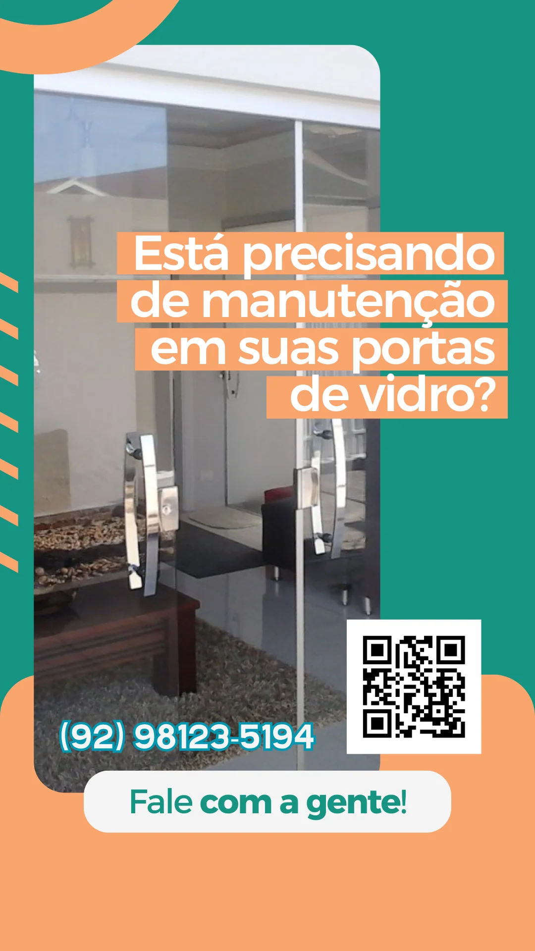 Manutenção de Janelas de Vidro