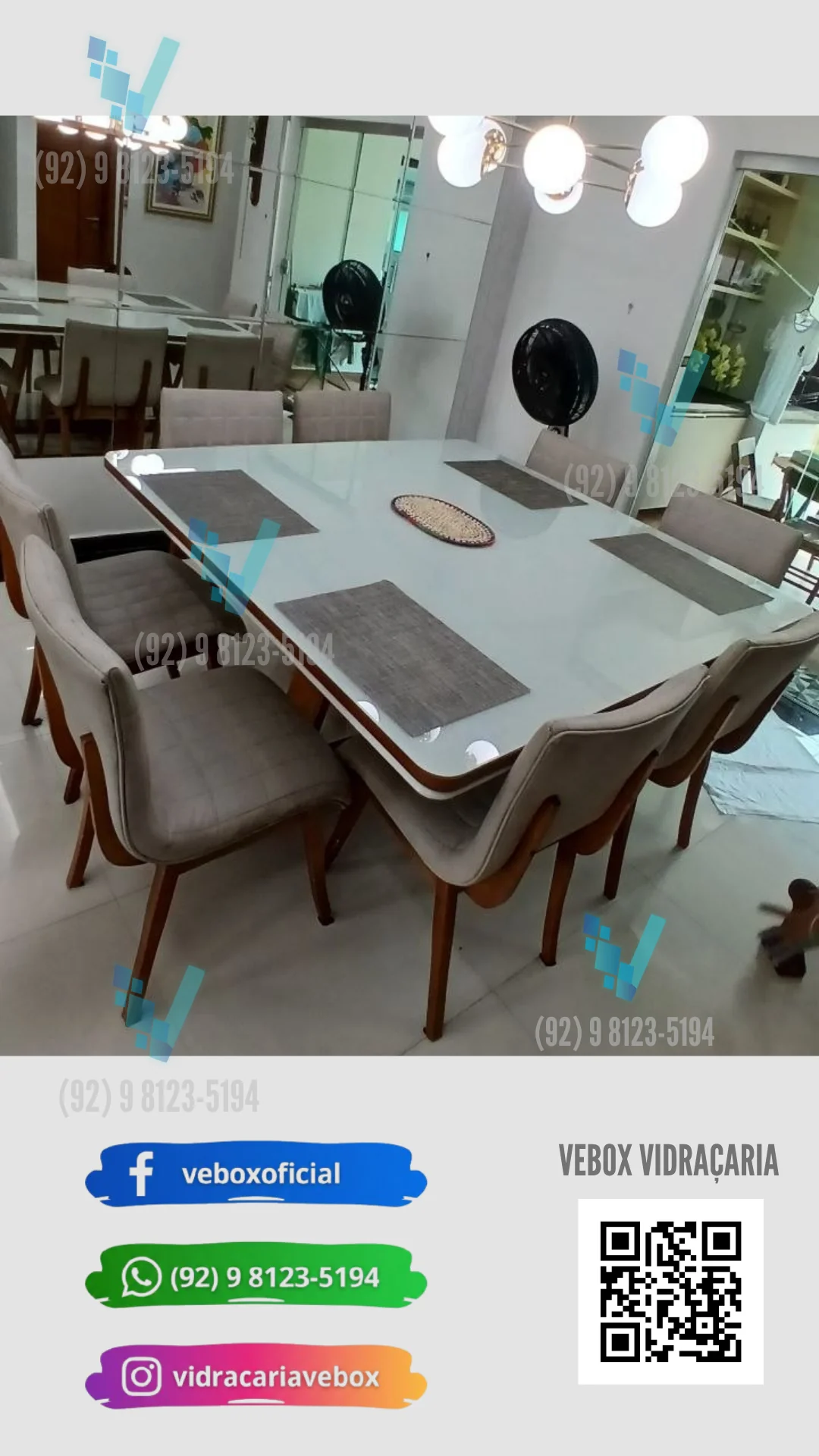 Troca de Tampo de Mesa